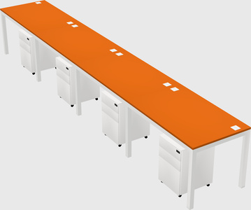 Rectangular desk