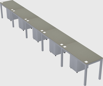 Rectangular desk