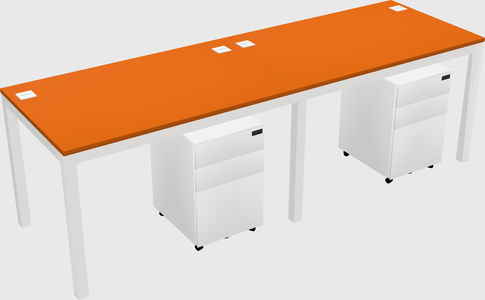 Rectangular desk