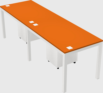 Rectangular desk