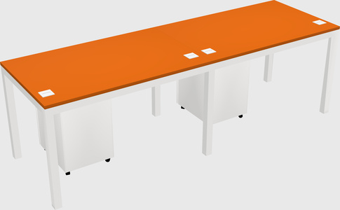 Rectangular desk