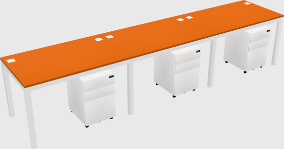Rectangular desk