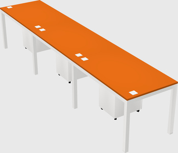 Rectangular desk