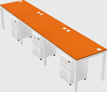 Rectangular desk