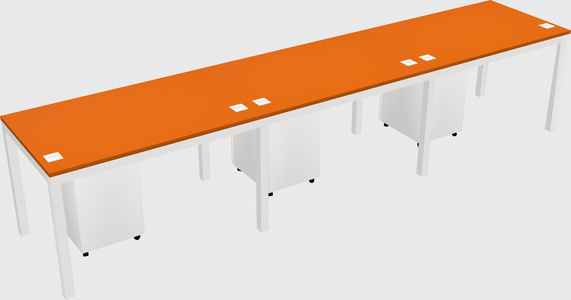 Rectangular desk