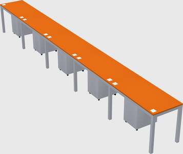 Rectangular desk