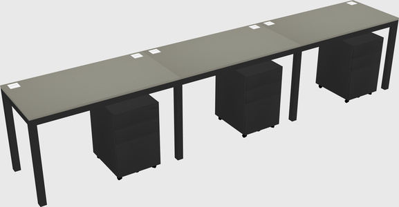 Rectangular desk