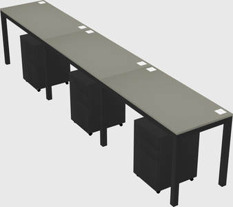 Rectangular desk