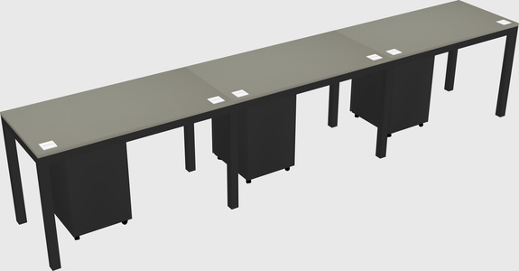 Rectangular desk