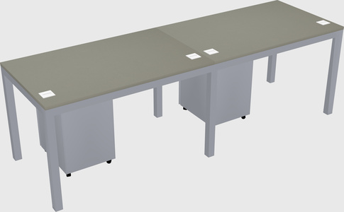 Rectangular desk