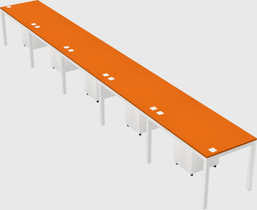 Rectangular desk