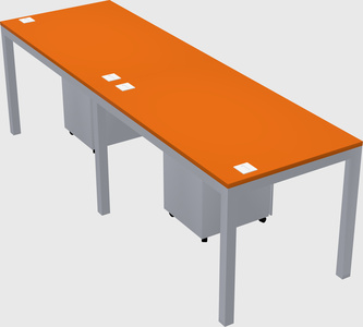 Rectangular desk
