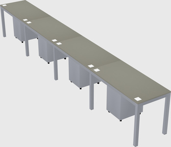Rectangular desk