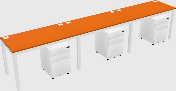 Rectangular desk