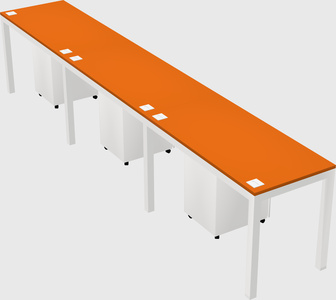 Rectangular desk