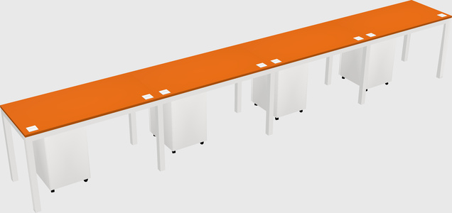 Rectangular desk