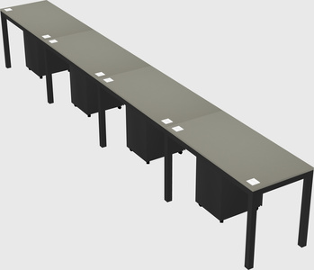 Rectangular desk