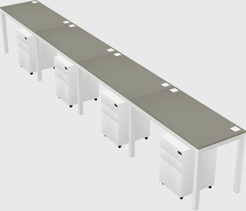 Rectangular desk