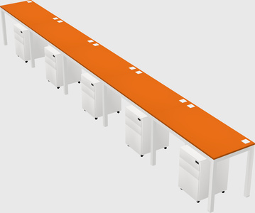 Rectangular desk