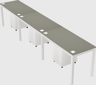 Rectangular desk