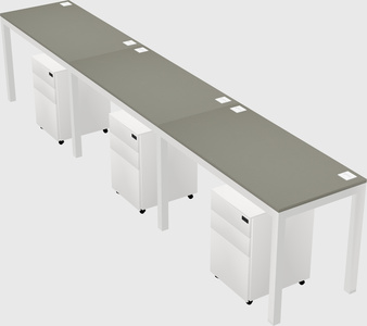 Rectangular desk