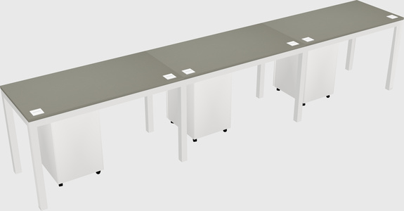 Rectangular desk