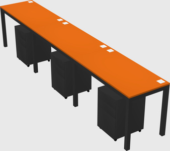 Rectangular desk