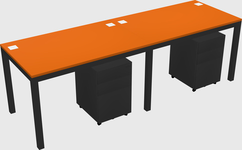 Rectangular desk