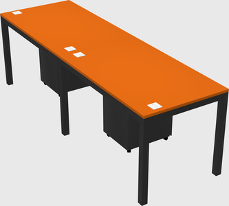 Rectangular desk