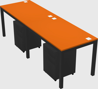 Rectangular desk