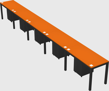 Rectangular desk