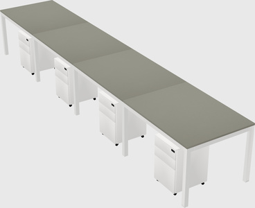 Rectangular desk