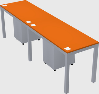 Rectangular desk