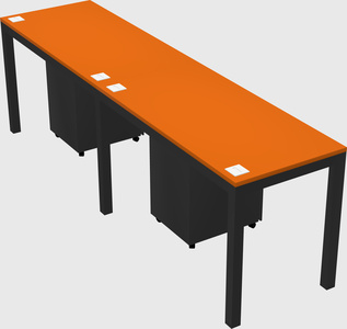 Rectangular desk