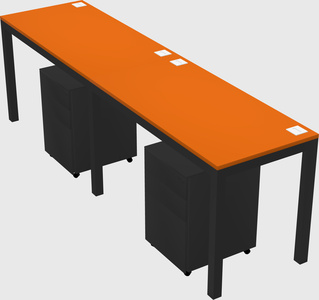 Rectangular desk