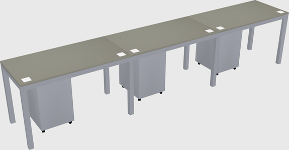 Rectangular desk