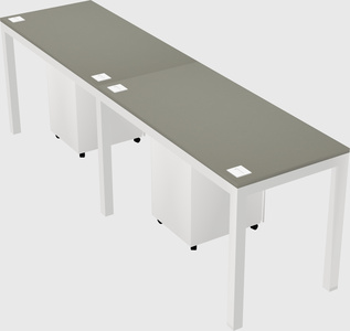 Rectangular desk