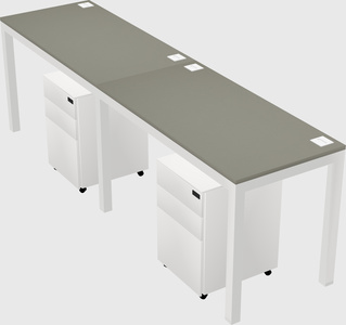 Rectangular desk