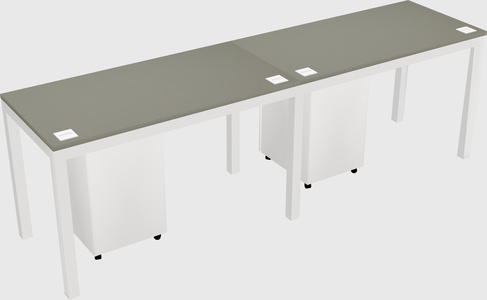 Rectangular desk