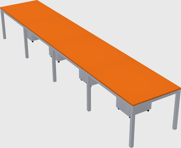 Rectangular desk