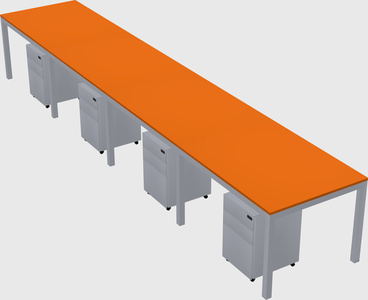 Rectangular desk