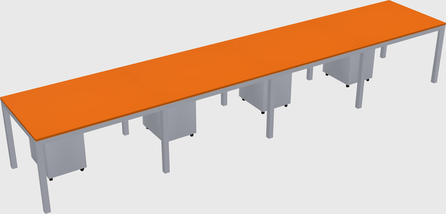 Rectangular desk