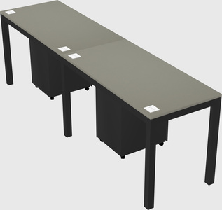 Rectangular desk