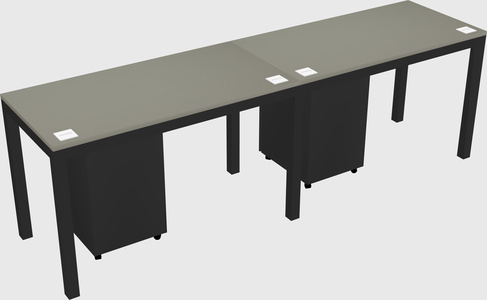 Rectangular desk