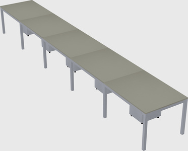Rectangular desk