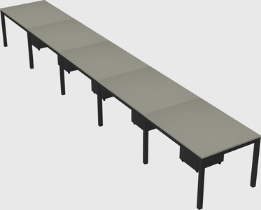 Rectangular desk