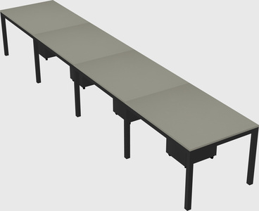 Rectangular desk