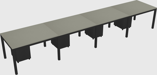 Rectangular desk