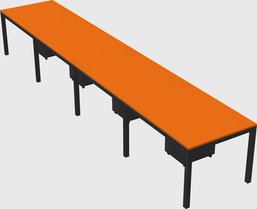 Rectangular desk