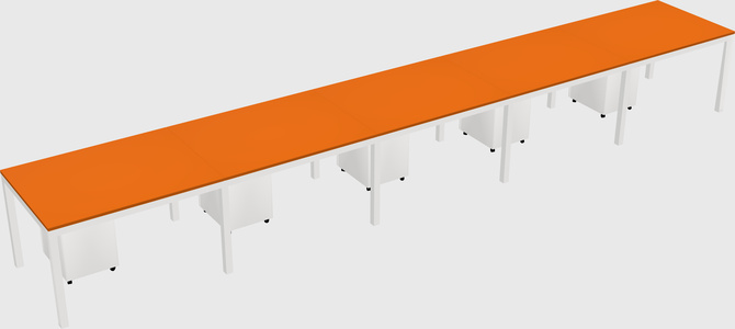 Rectangular desk